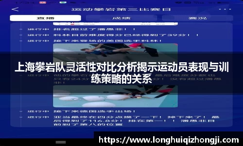 上海攀岩队灵活性对比分析揭示运动员表现与训练策略的关系